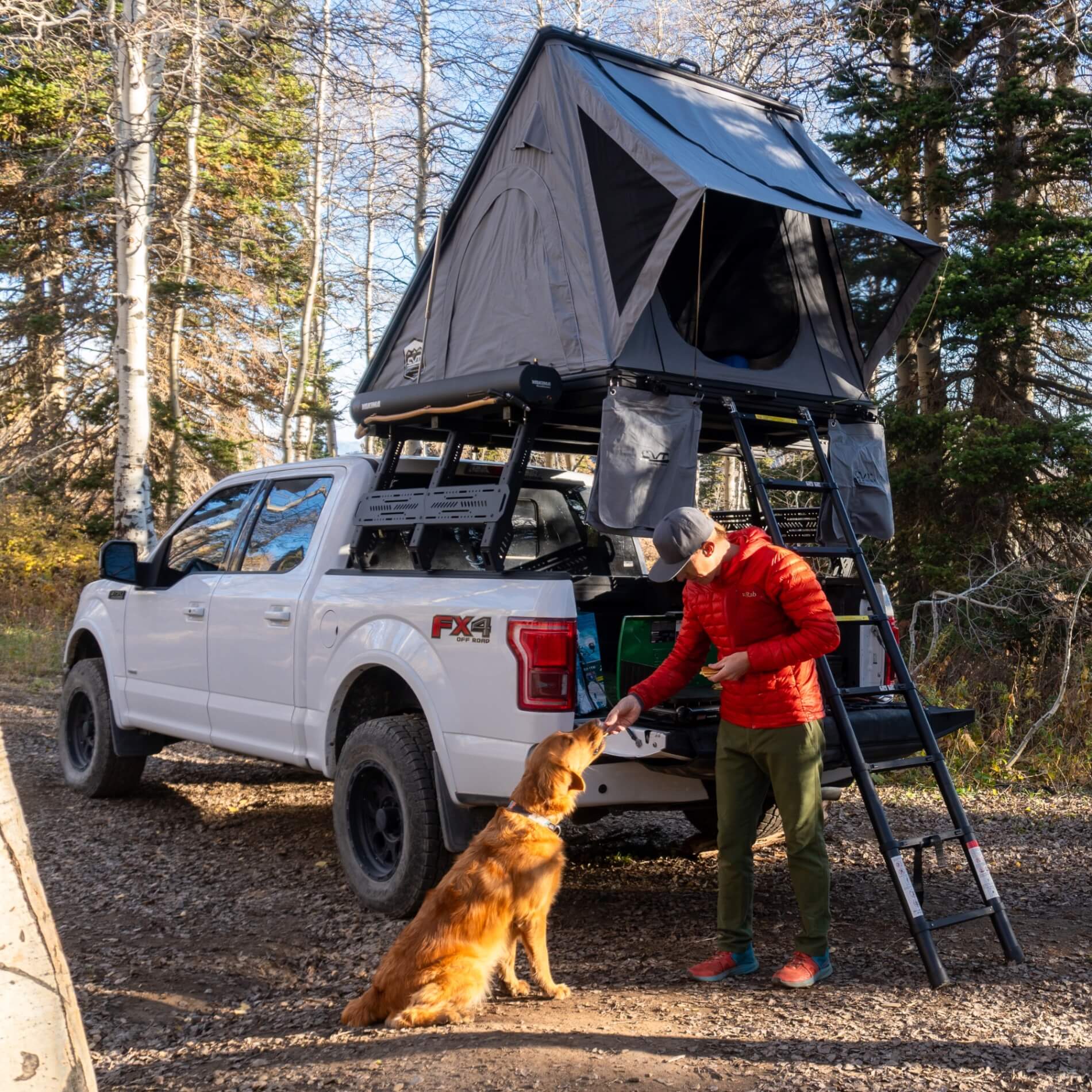 Mt. Hood Aluminum Hardshell Rooftop Tent Double Channel Cascadia Vehicle Tents